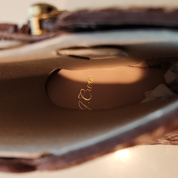 JCREW leopard  kitten heel boot sz 8 - Picture 8 of 11